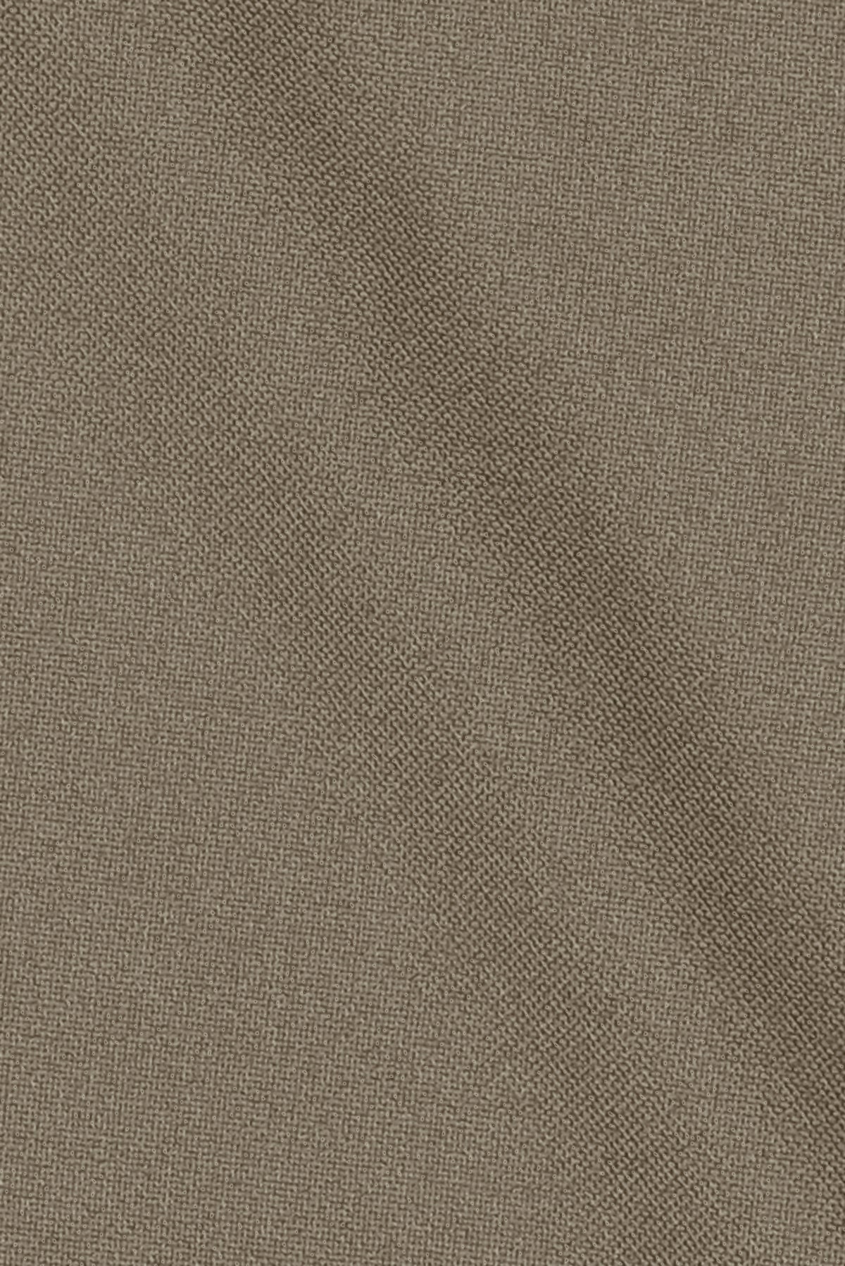Makara Brown Worsted Wool 4 Way Stretch Wrinkle Free Fluid Drape Fabric Double Breasted Suit