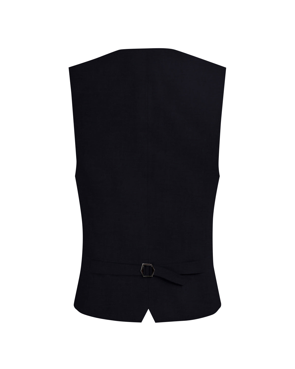 Jade Black Worsted Wool 4 Way Stretch Wrinkle Free Fluid Drape Fabric Waistcoat