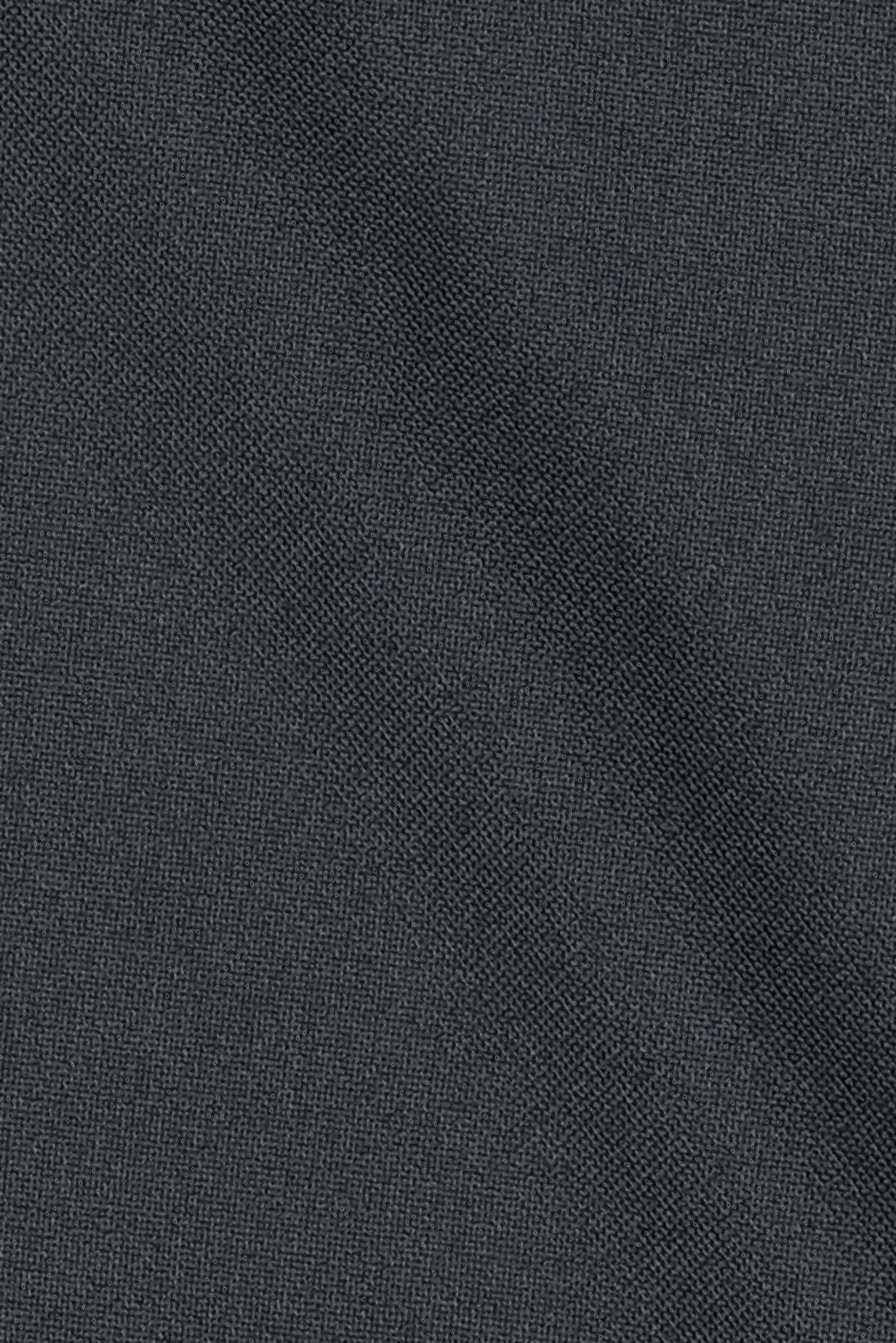 Charcoal Gray Worsted Wool 4 Way Stretch Wrinkle Free Fluid Drape Fabric Single Breasted Blazer