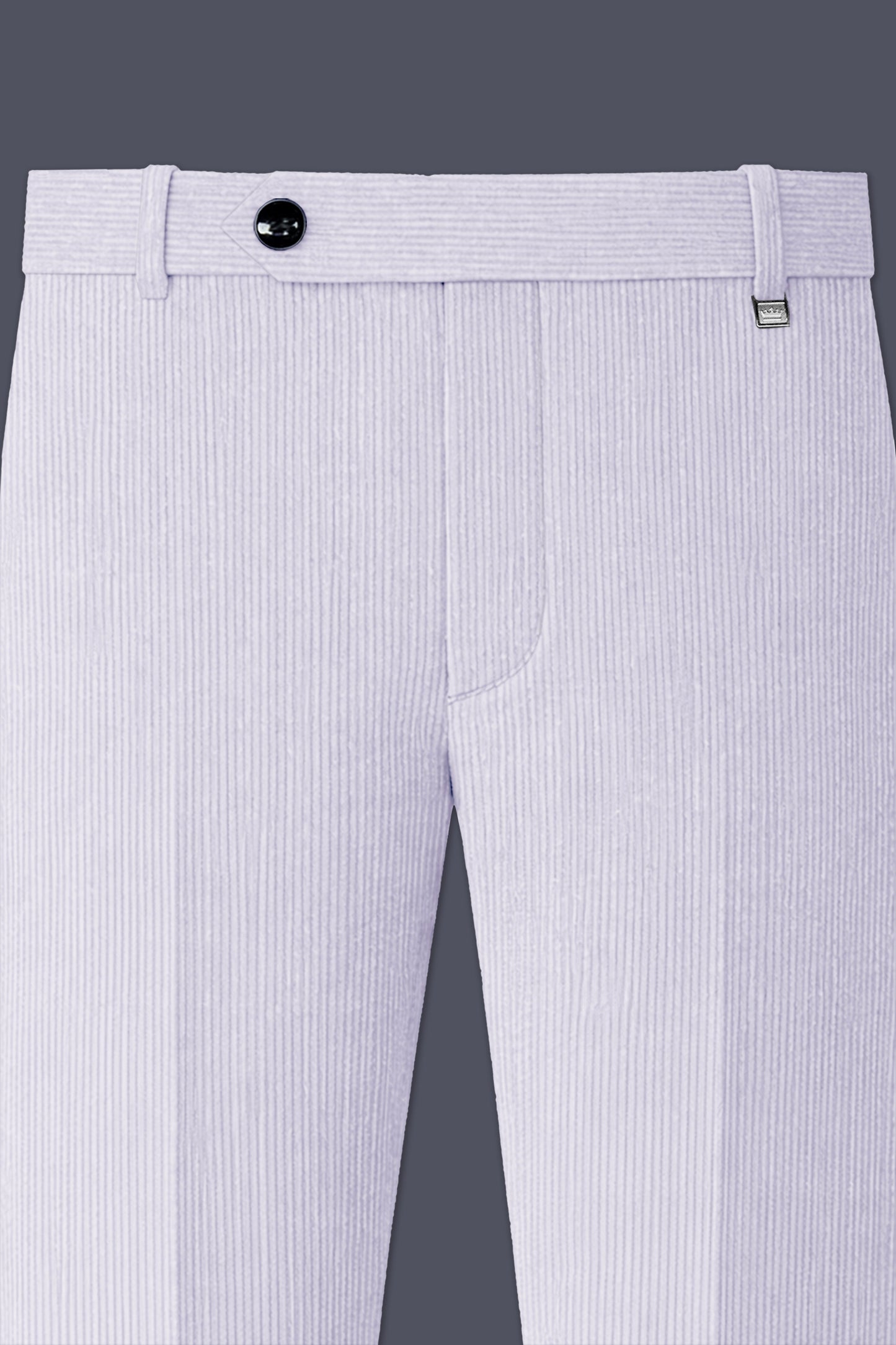 Auremerc-Mercury Gray Corduroy Premium Stretchable Waistband Pant