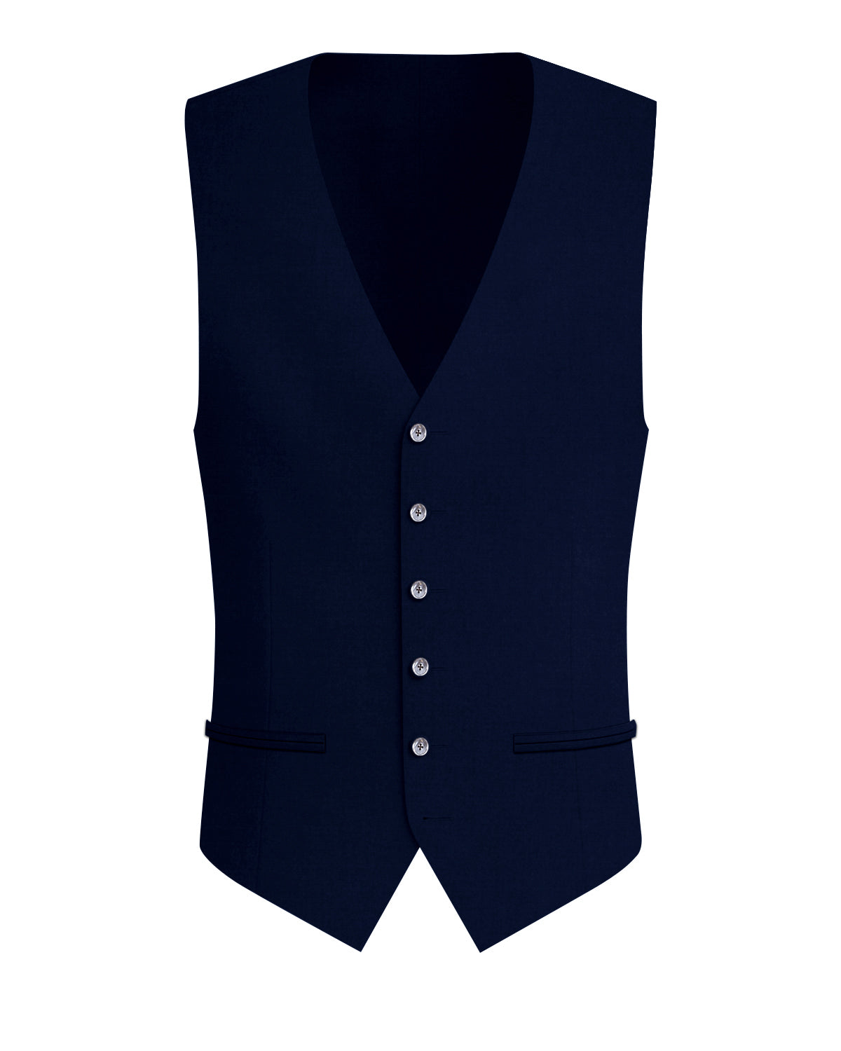 Firefly Blue Worsted Wool 4 Way Stretch Wrinkle Free Fluid Drape Fabric waistcoat