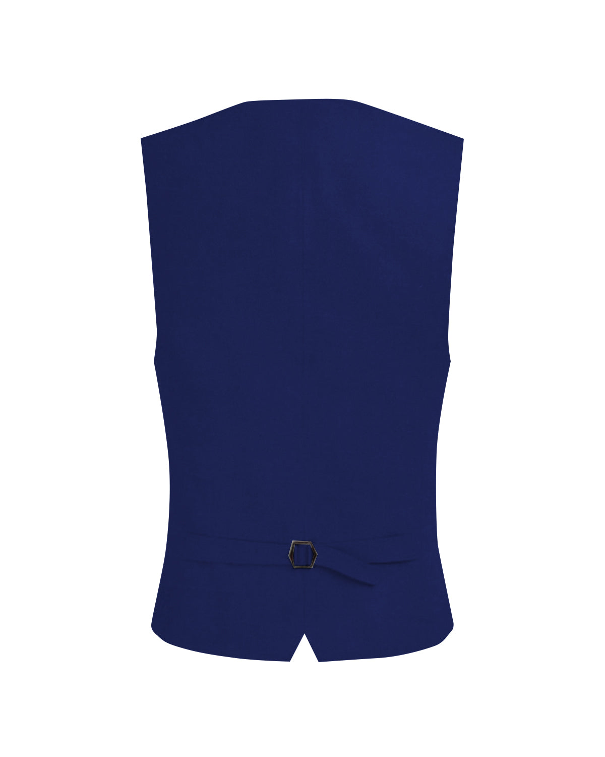 Sapphire Blue Worsted Wool 4 Way Stretch Wrinkle Free Fluid Drape Fabric Waistcoat
