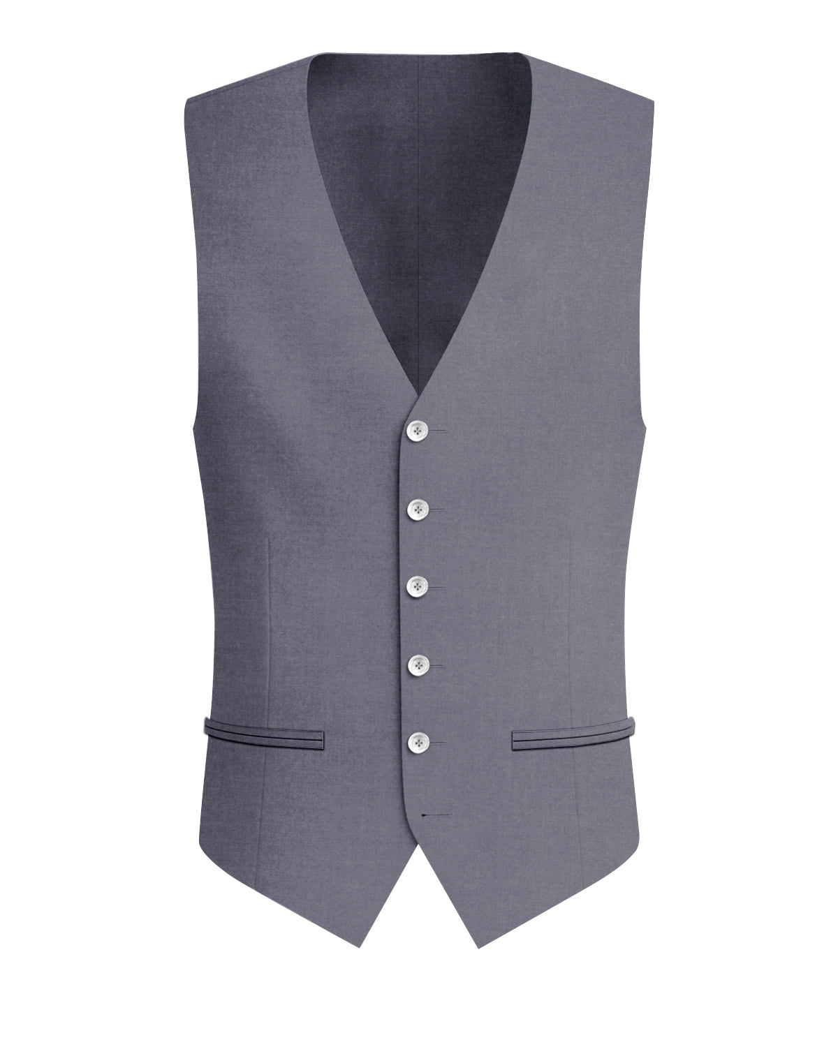 Carbon Gray Worsted Wool 4 Way Stretch Wrinkle Free Fluid Drape Fabric waistcoat