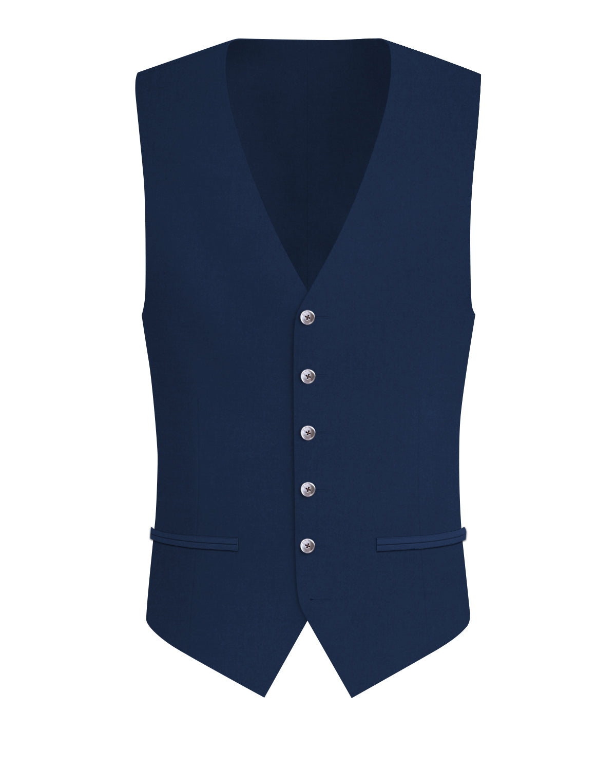 Mirage Blue Worsted Wool 4 Way Stretch Wrinkle Free Fluid Drape Fabric waistcoat