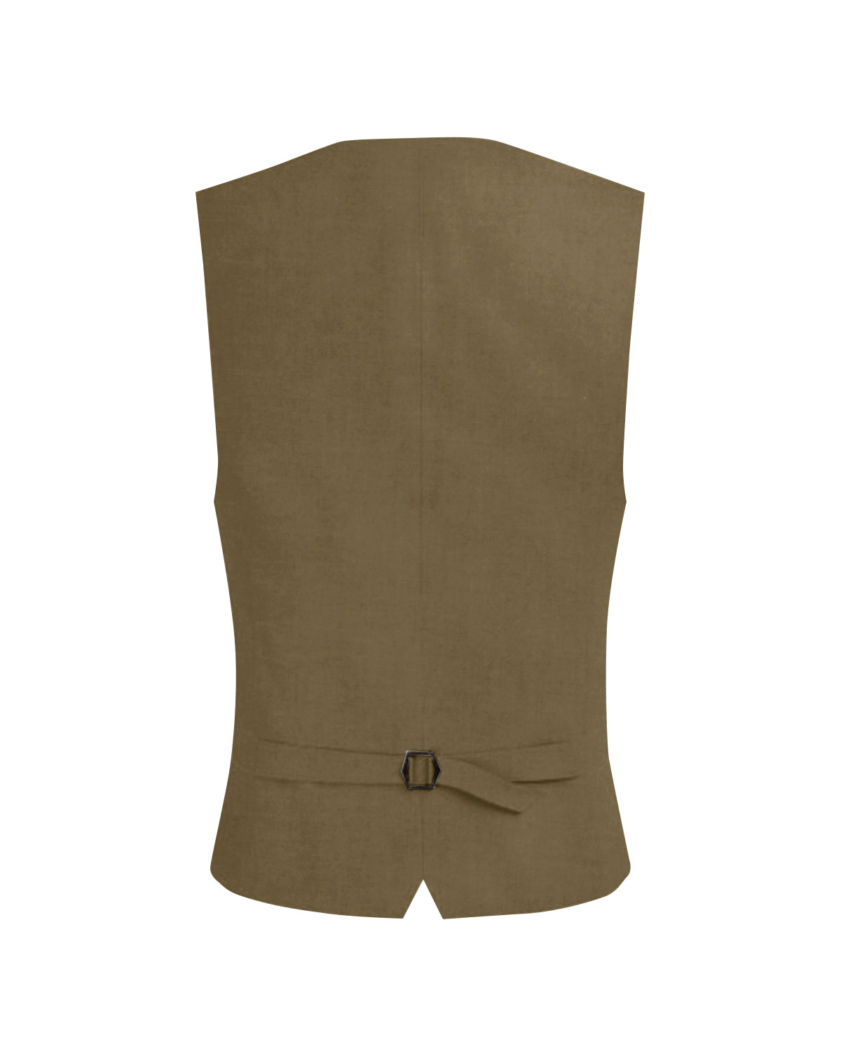 Tortilla Brown Worsted Wool 4 Way Stretch Wrinkle Free Fluid Drape Fabric Waistcoat